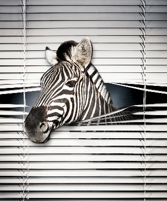 Roleta okienna wewnętrzna zaciemniająca zebra
