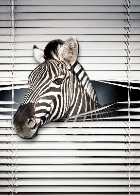 Roleta okienna wewnętrzna zaciemniająca zebra