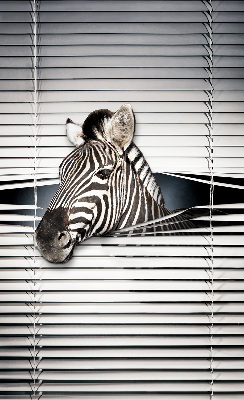 Roleta okienna wewnętrzna zaciemniająca zebra