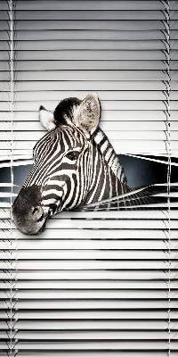 Roleta okienna wewnętrzna zaciemniająca zebra