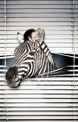 Roleta okienna wewnętrzna zaciemniająca zebra