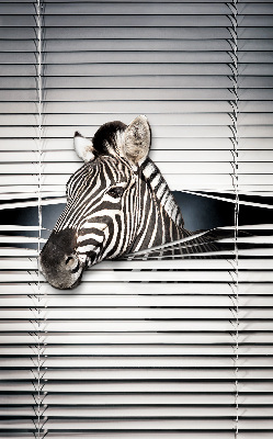 Roleta okienna wewnętrzna zaciemniająca zebra