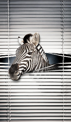 Roleta okienna wewnętrzna zaciemniająca zebra
