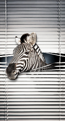 Roleta okienna wewnętrzna zaciemniająca zebra