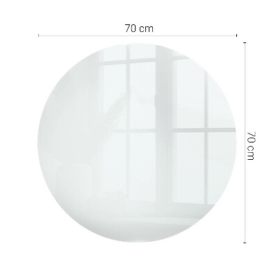 Blat do stołu z printem Czysta biel