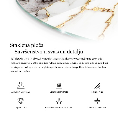 Blat do stołu z nadrukiem Urok naturalnego drewna