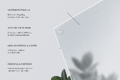 Blat na stół prostokątny Blat na stół prostokątny z efektem mrożonego szkła