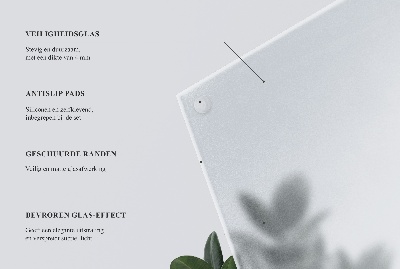 Blat na stół prostokątny Blat na stół prostokątny z efektem mrożonego szkła