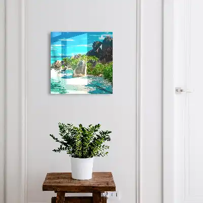 Kasetka na klucze Tropikalna plaża