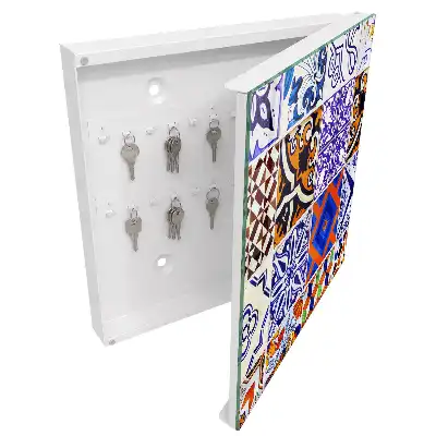 Kasetka na klucze Kolorowe kafle