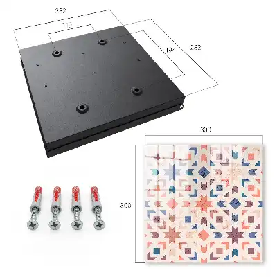 Sejf na klucze Geometryczny wzór