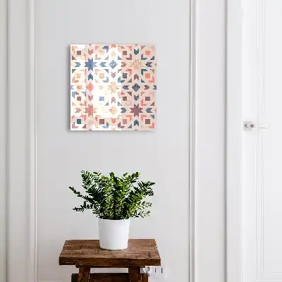 Sejf na klucze Geometryczny wzór
