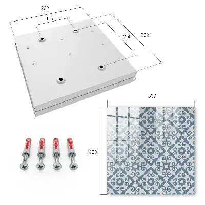Szafka na klucze Geometryczna elegancja