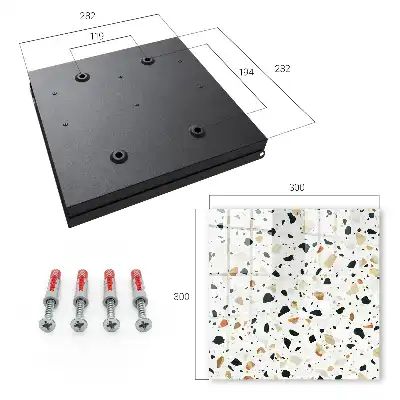 Kasetka na klucze Terrazzo wzór
