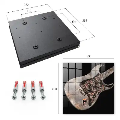 Szafka na klucze Mechaniczna gitara