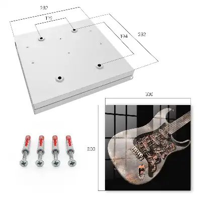 Szafka na klucze Mechaniczna gitara