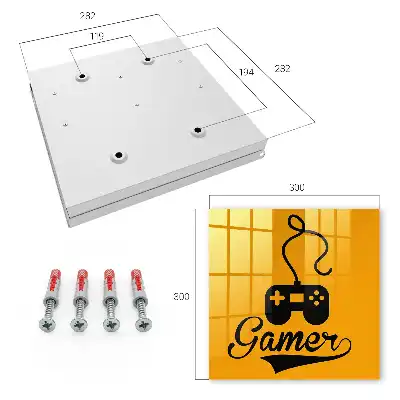Kasetka na klucze Pad i napis GAMER