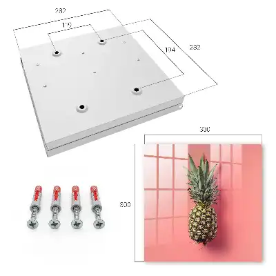 Kasetka na klucze Egzotyczny ananas