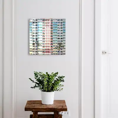 Szafka na klucze Kolorowa architektura