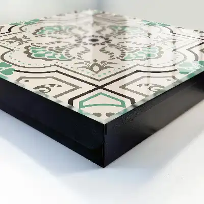 Sejf na klucze Geometryczna dekoracja