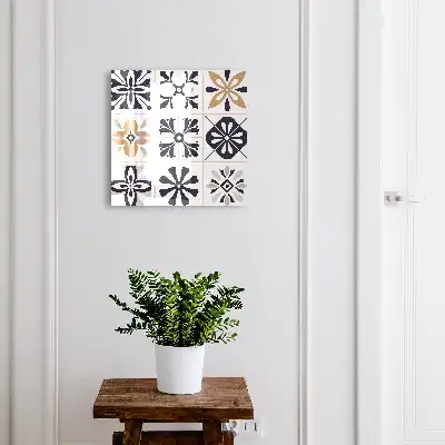 Sejf na klucze Wzory geometryczne