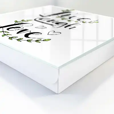 Szafka na klucze Pozytywna typografia