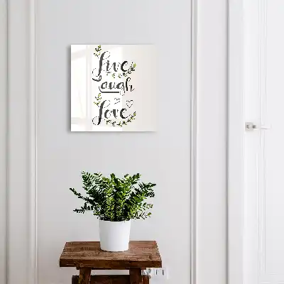 Szafka na klucze Pozytywna typografia