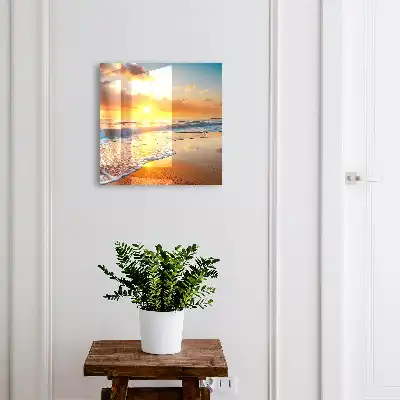 Kasetka na klucze ocean zachód słońca
