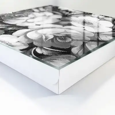 Kasetka na klucze Kwiaty monochromatyczne