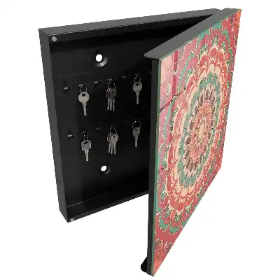 Kasetka na klucze Barwna mandala