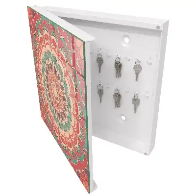 Kasetka na klucze Barwna mandala