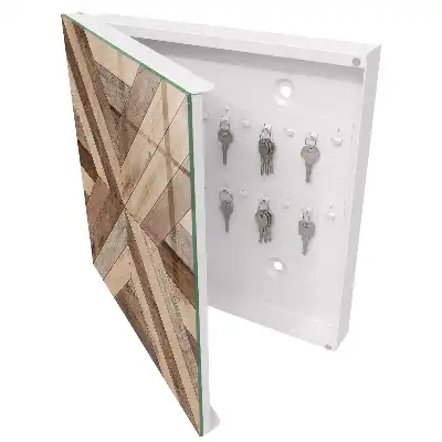 Kasetka na klucze Drewniana geometria