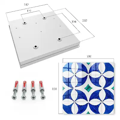 Kasetka na klucze Motyw geometryczny