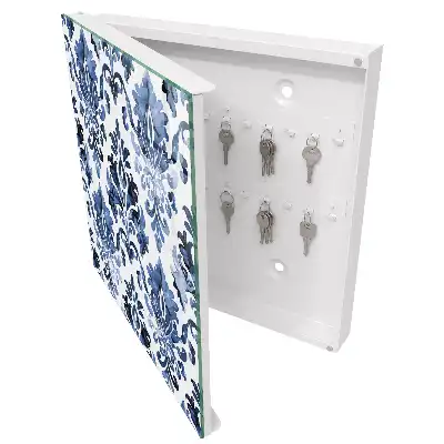 Sejf na klucze Niebieskie ornamenty