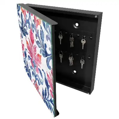 Kasetka na klucze Kolorowe ornamenty