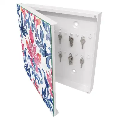Kasetka na klucze Kolorowe ornamenty