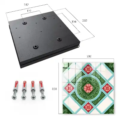 Sejf na klucze Kwiatowa geometria