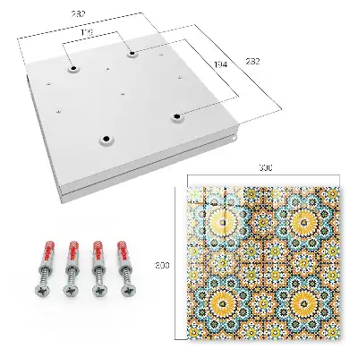 Szafka na klucze Geometryczna mozaika
