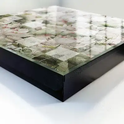 Szafka na klucze Lilie geometryczne