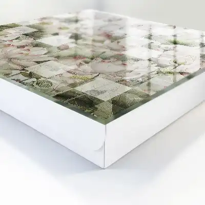 Szafka na klucze Lilie geometryczne