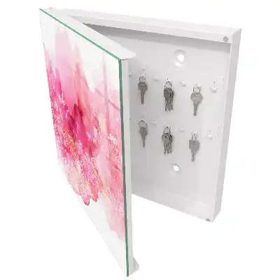 Szafka na klucze Kwiatowy pejzaż