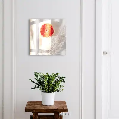 Szafka na klucze Czerwony grejpfrut i trawa Boho