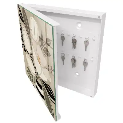 Kasetka na klucze Kwiatowy minimalizm