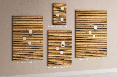 Tablica korkowa na ścianę Bambus