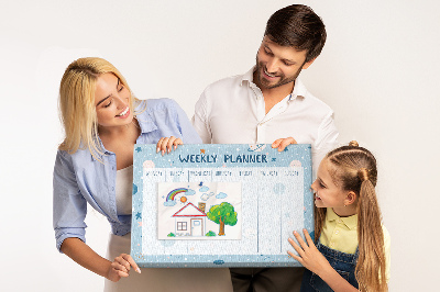 Tablica korkowa z nadrukiem Kosmiczny planer