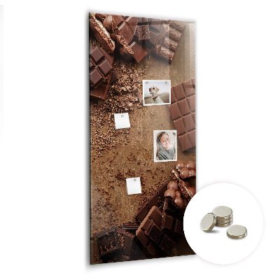 Tablica magnetyczna do kuchni na magnesy Tabliczki czekolady