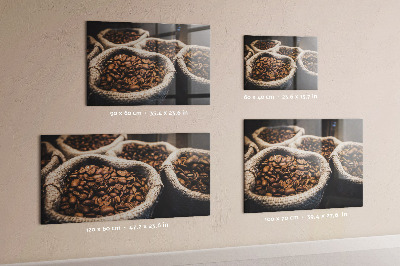 Tablica magnetyczna na ścianę Worki kawy