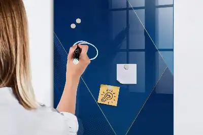 Tablica magnetyczna z pisakiem wzór dekoracyjny