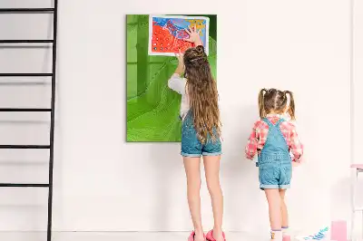 Tablica magnetyczna do rysowania z motywem abstrakcyjnej fali