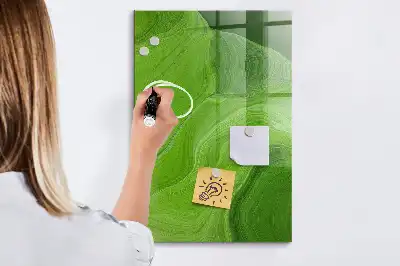 Tablica magnetyczna do rysowania z motywem abstrakcyjnej fali